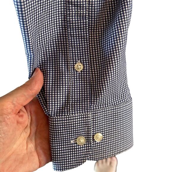 Chaps Men Size Large Comfort Stretch Regular Fit Long Sleeve Button Down Shirt - Picture 5 of 7